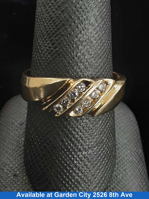Ring - Wedding Band - Yellow Gold 14k (.585) 6.8 grams Size 10