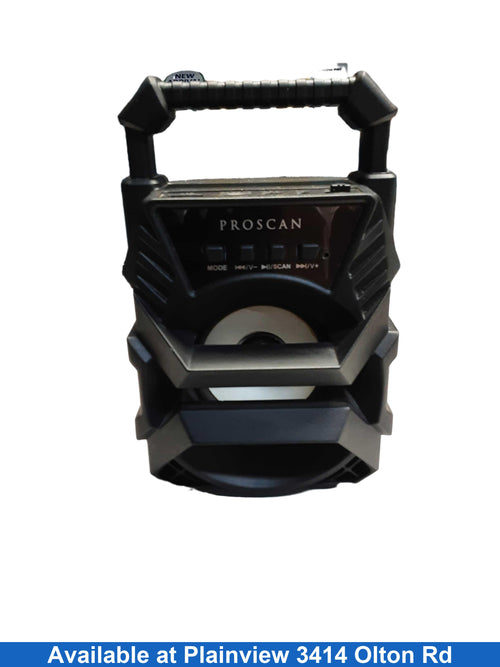 Proscan Psp776-dg Black Portable Speaker