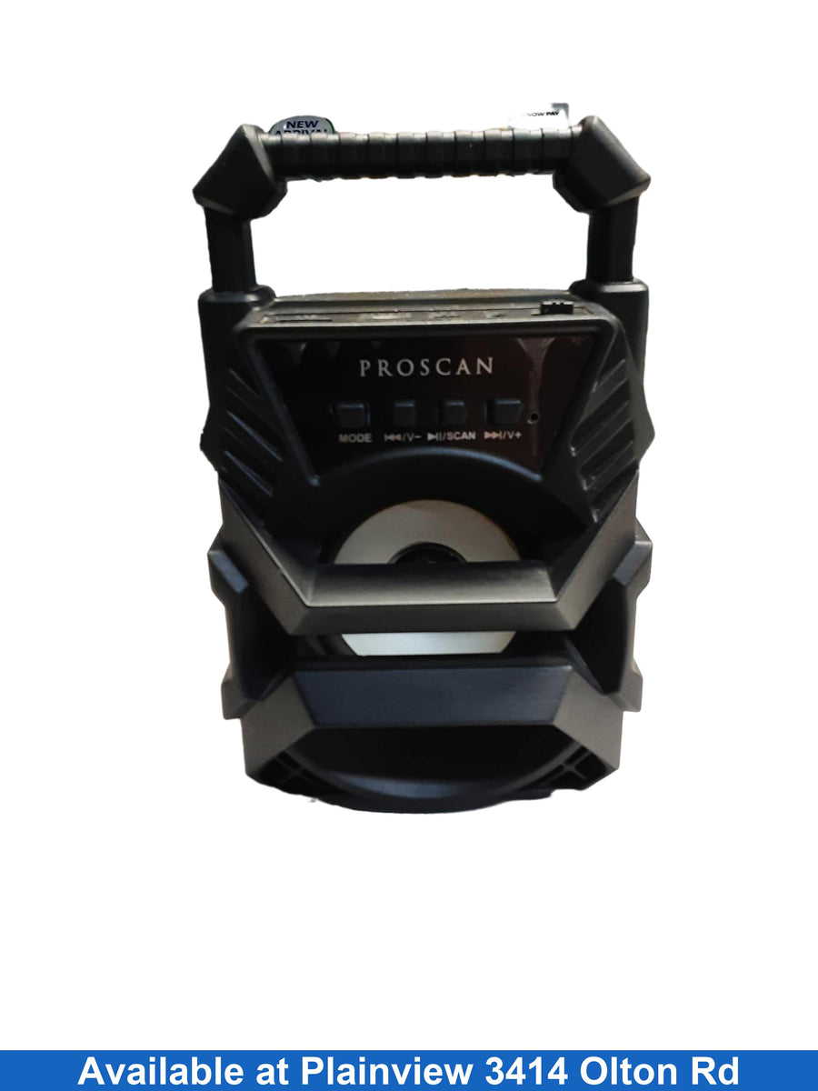 Proscan Psp776-dg Black Portable Speaker
