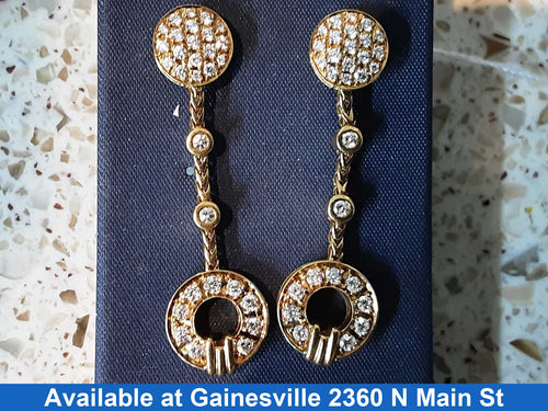 Earrings - Yellow Gold 18k (.750) 7.3 grams