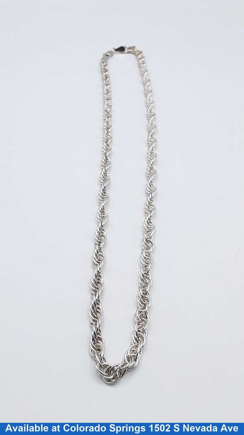 Rope Chain - Silver 21.8 grams 20 inch