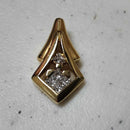 Diamond Pendant - Yellow Gold 18k (.750) 3.3 grams