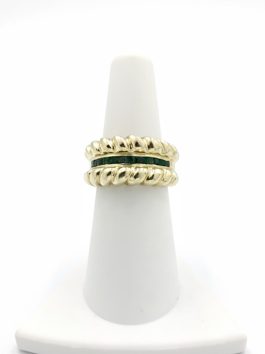 Women's Ring - Yellow Gold 14k (.585) 7.2 grams Size 7