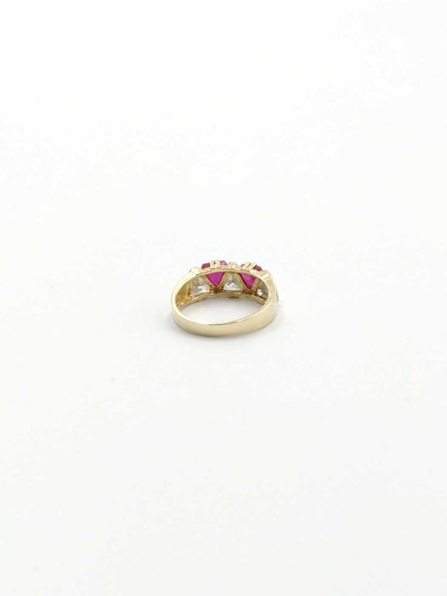 Women's Ring - Yellow Gold 14k (.585) 4.3 grams Size 8
