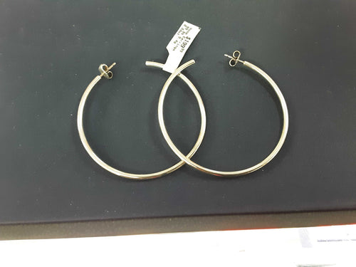 Hoop Earrings - Silver 9.4 grams