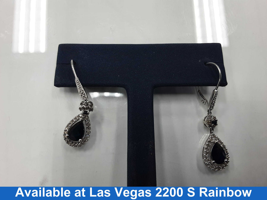 Earrings - White Gold 14k (.585) 3.2 grams