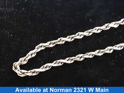 Rope Chain - Yellow Gold 10k (.417) 13.3 grams 26 inch
