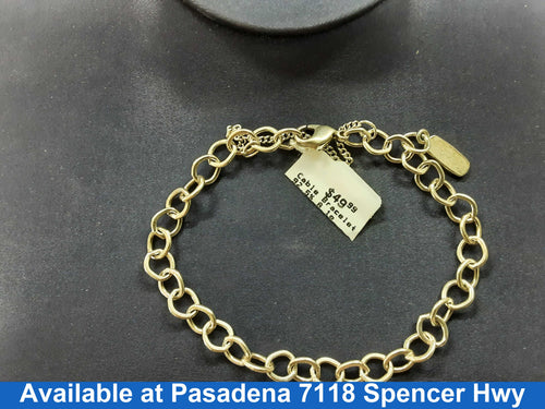 Cable Bracelet - Silver 8.1 grams 6 inch