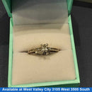 Ring - Engagement Set - White Gold 18k (.750) 3.2 grams Size 11