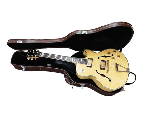 Johnson Jh480n Beige / Tan Acoustic / Electric Classic Guitar