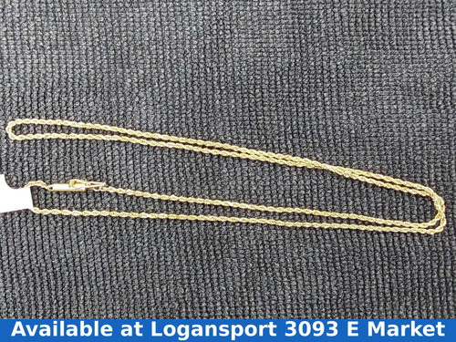 Rope Chain - Yellow Gold 10k (.417) 2.6 grams 10 inch