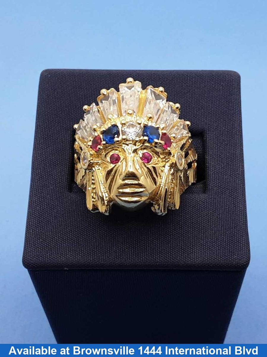 Men's Ring - Yellow Gold 14k (.585) 9.4 grams Size 12