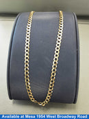 Cuban Link Chain - Yellow Gold 10k (.417) 10.3 grams 18 inch