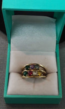 Women's Ring - Mother's - Yellow Gold 14k (.585) 6 grams Size 8