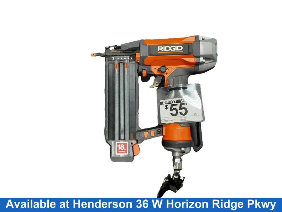 Rigid At161001 Orange Pneumatic Brad Nailer