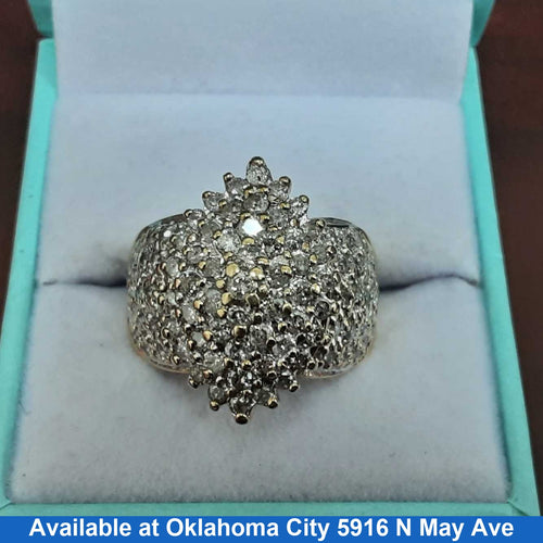 Women's Ring - Yellow Gold 10k (.417) 9.5 grams Size 20