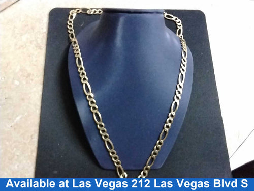 Figaro Chain - Yellow Gold 14k (.585) 30.1 grams 24 inch