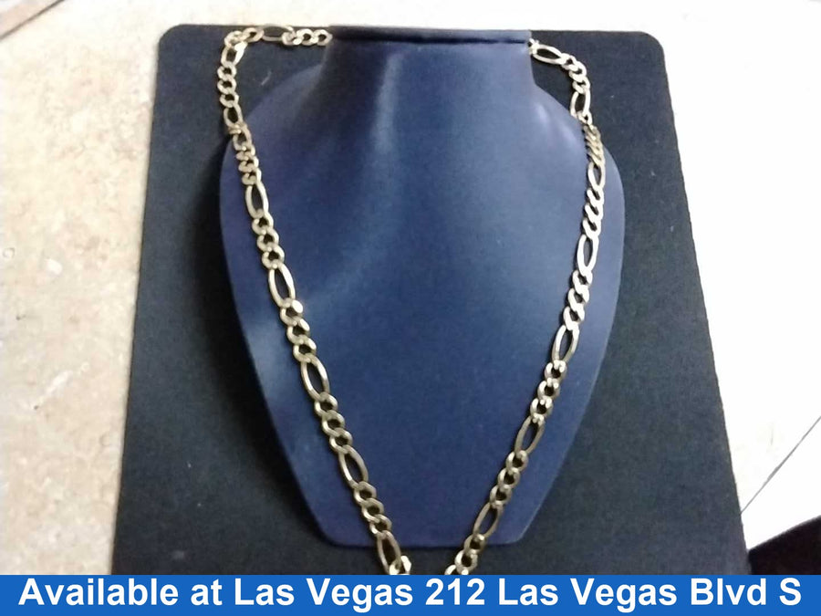 Figaro Chain - Yellow Gold 14k (.585) 30.1 grams 24 inch