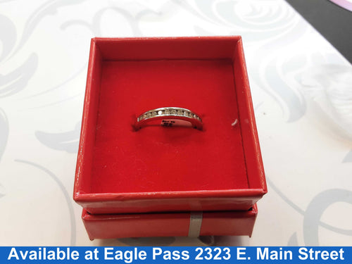 Ring - Wedding Band - White Gold 10k (.417) 1.9 grams Size 8