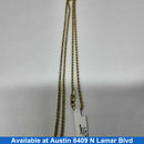 Rope Chain - Yellow Gold 14k (.585) 9.2 grams 22 inch