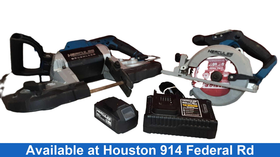 Hercules Hc72b Blue Cordless Circular Saw