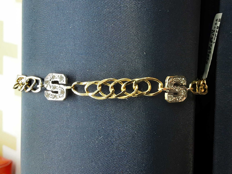 Link Bracelet - Yellow Gold 14k (.585) 8.5 grams 10 inch