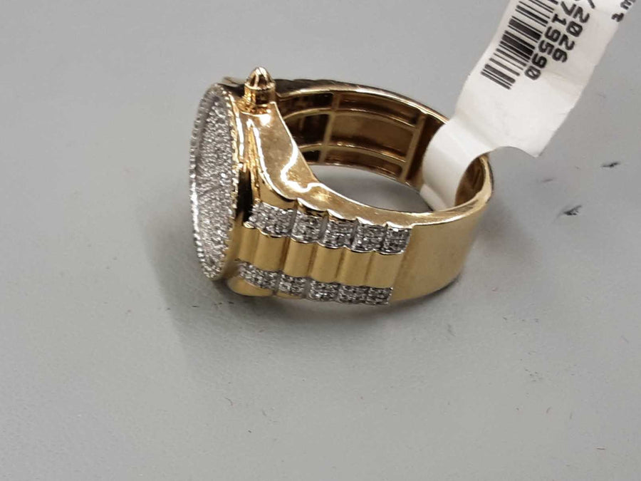 Men's Ring - Yellow Gold 10k (.417) 10.4 grams Size 10