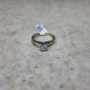 Women's Ring - Solitaire - White Gold 14k (.585) 4.5 grams Size 7