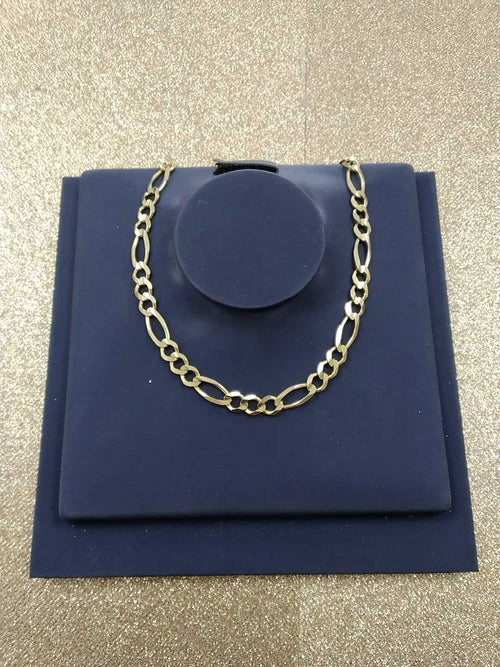 Figaro Chain - Yellow Gold 10k (.417) 33.9 grams 24 inch