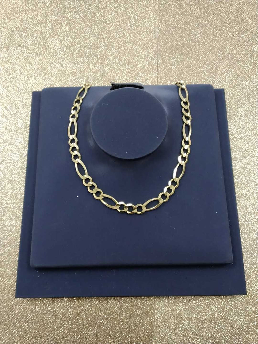 Figaro Chain - Yellow Gold 10k (.417) 33.9 grams 24 inch