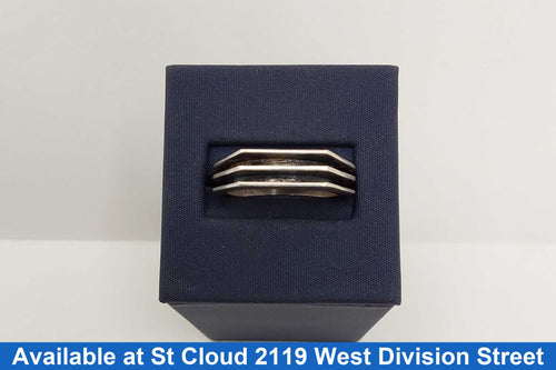 Men's Ring - Silver 4.359 grams Size 9.5