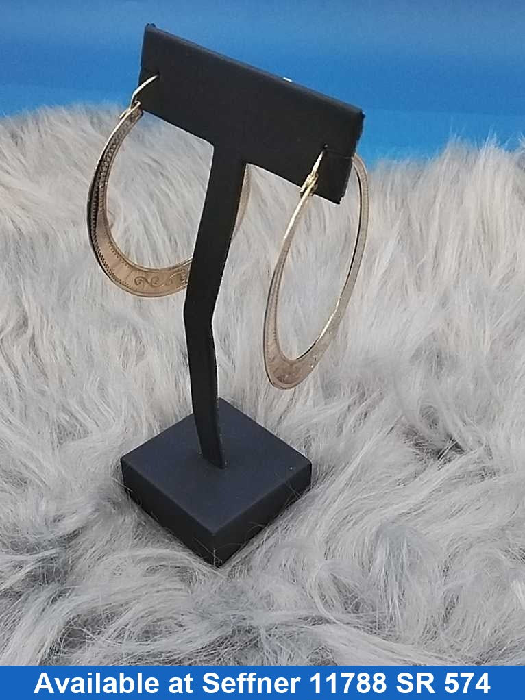 Hoop Earrings - Yellow Gold 14k (.585) 7.8 grams