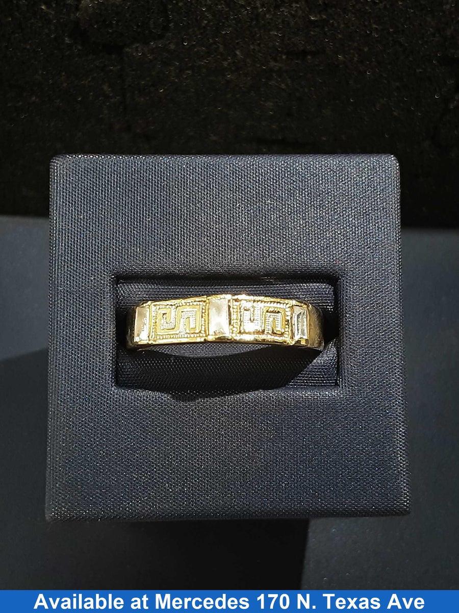 Ring - Wedding Band - Yellow Gold 10k (.417) 3.5 grams Size 8