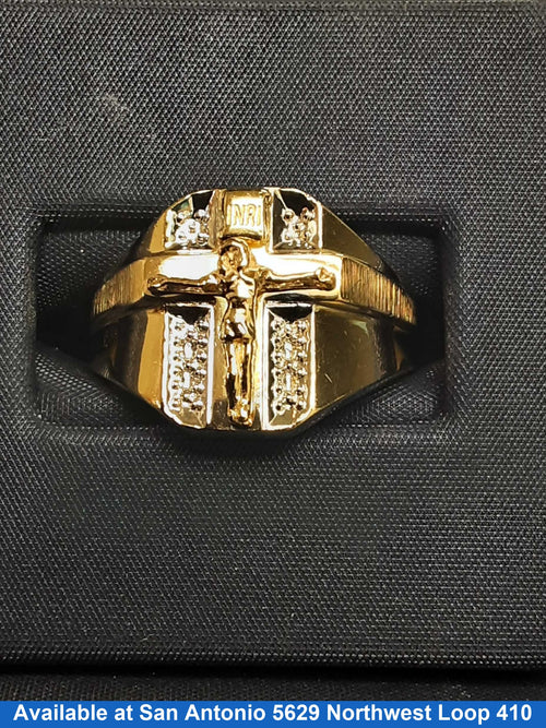 Men's Ring - Yellow Gold 10k (.417) 3.8 grams Size 10
