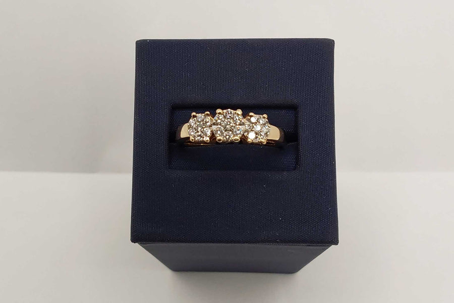 Women's Ring - Yellow Gold 14k (.585) 4.17 grams Size 10