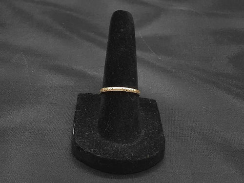 Women's Ring - Yellow Gold 10k (.417) 1.1 grams Size 6