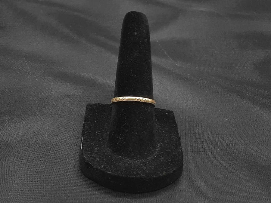 Women's Ring - Yellow Gold 10k (.417) 1.1 grams Size 6