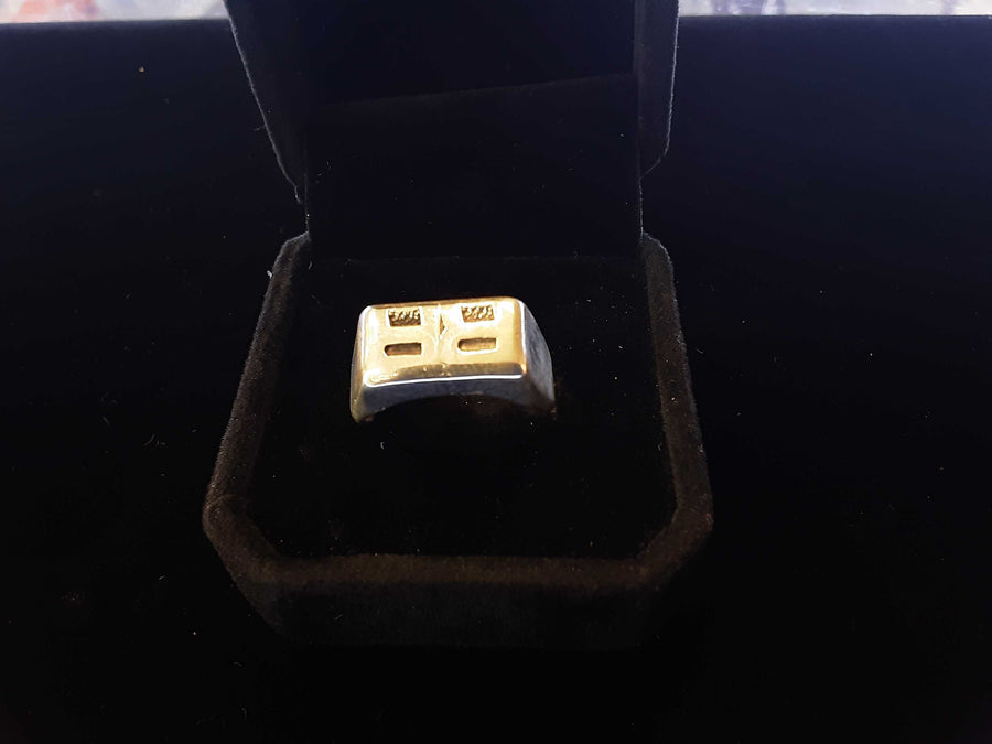 Men's Ring - Silver 10.2 grams Size 9