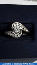 Women's Ring - White Gold 14k (.585) 4.6 grams Size 7