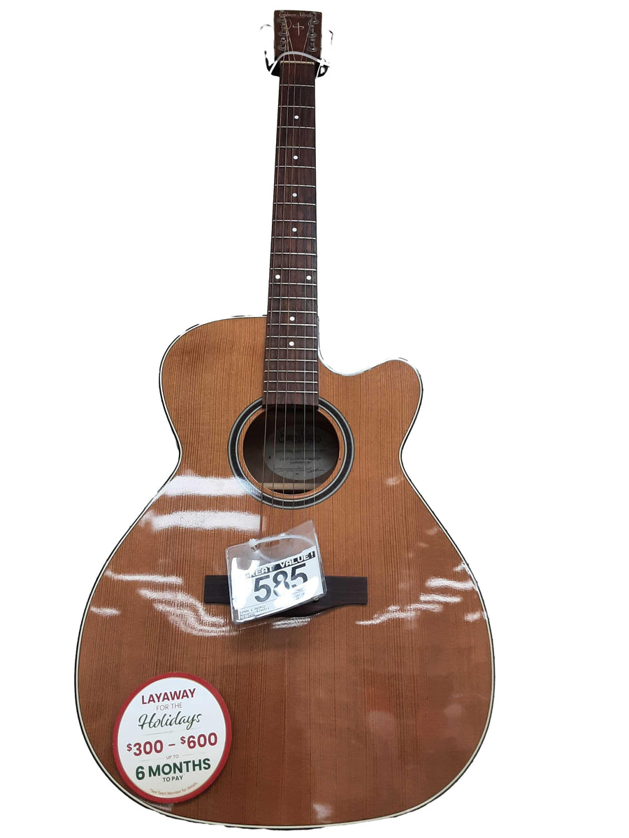 Simon & Patrick Luthier Cw Gt Concert Cedar Qit Brown Acoustic / Electric Classic Guitar