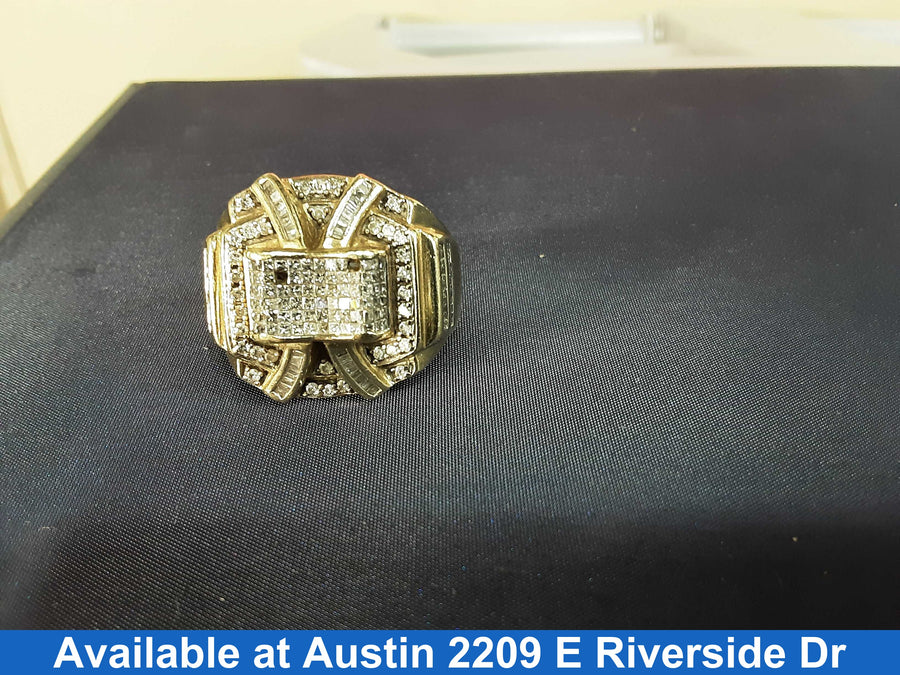 Men's Ring - Yellow Gold 14k (.585) 14 grams Size 10.5