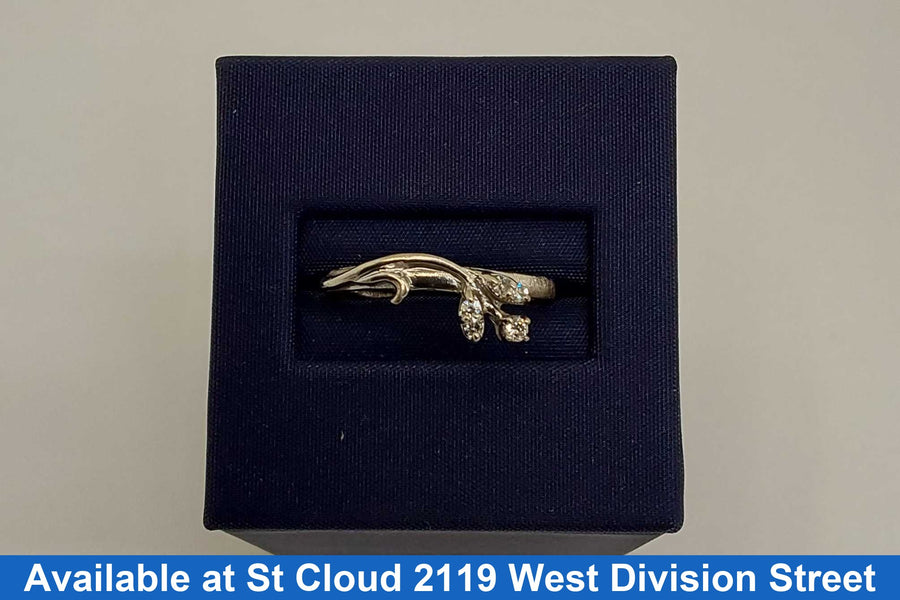 Women's Ring - Anniversary - White Gold 14k (.585) 2.634 grams Size 7.5