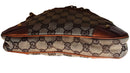 Gucci 120940 Studded Canvas Pochette Brown Purse / Handbag