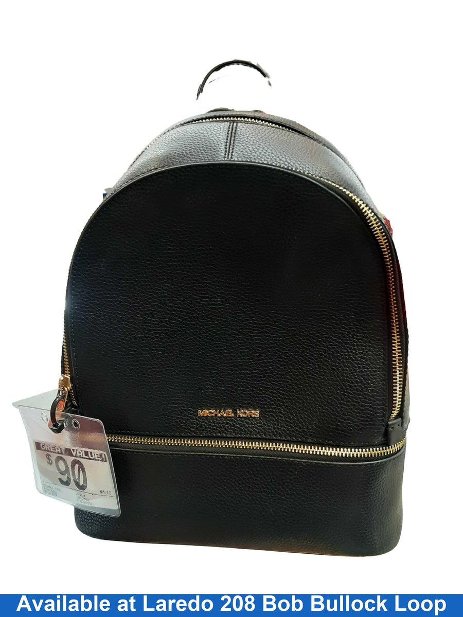 Michael Kors Ba-2410 Black Backpack / Briefcase / Bag