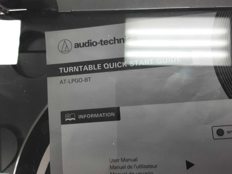 Audio-technica At-lpgo-bt Black Home Turntable