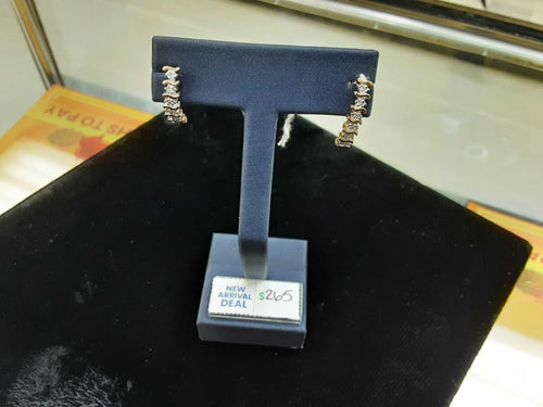 Earrings - Yellow Gold 10k (.417) 2.4 grams