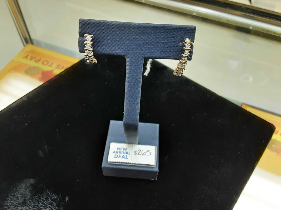 Earrings - Yellow Gold 10k (.417) 2.4 grams