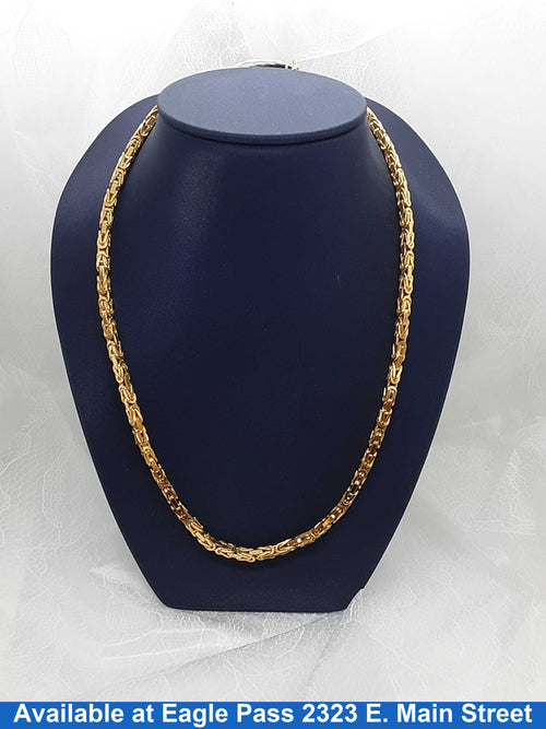 Fox Tail Chain - Yellow Gold 14k (.585) 35.9 grams 18 inch