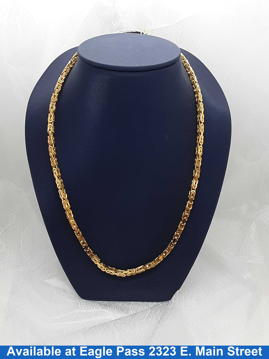 Fox Tail Chain - Yellow Gold 14k (.585) 35.9 grams 18 inch
