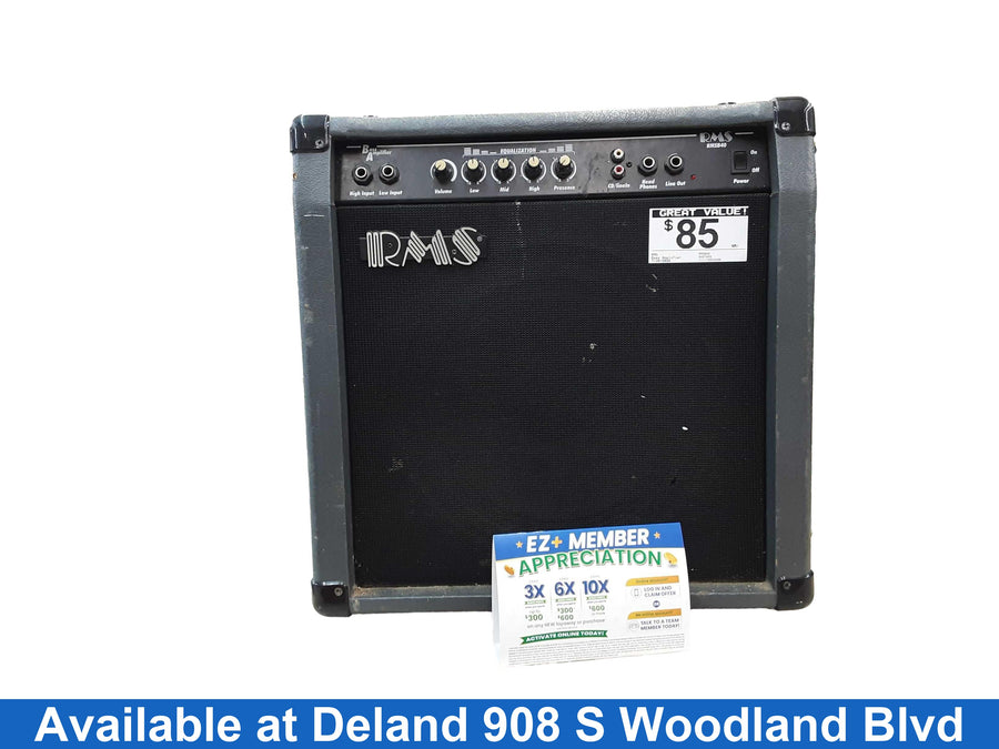 Rms Rmsb40 Black Bass Amplifier